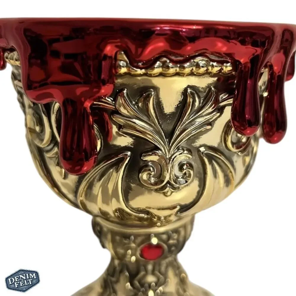 Bath & Body Works Blood Drip Chalice 3 Wick Halloween Candle Holder/Pedestal!!‎ - Picture 5 of 9